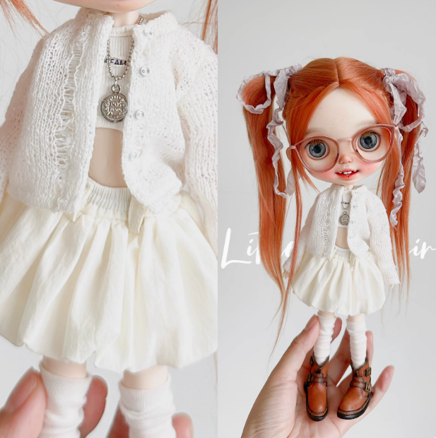 2025 Second Release-Cadigan Sweater bjd blythe Little Dream Girl pre-order outfit