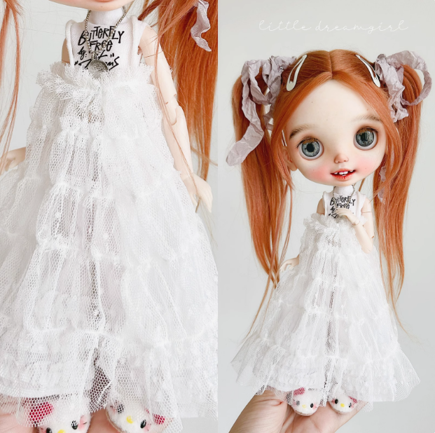 2025 Second Release-Tulle Skirt bjd blythe Little Dream Girl pre-order outfit