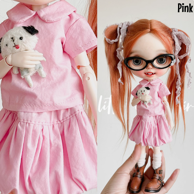 2025 Second Release-Peter Pan Collar bjd blythe Little Dream Girl pre-order outfit