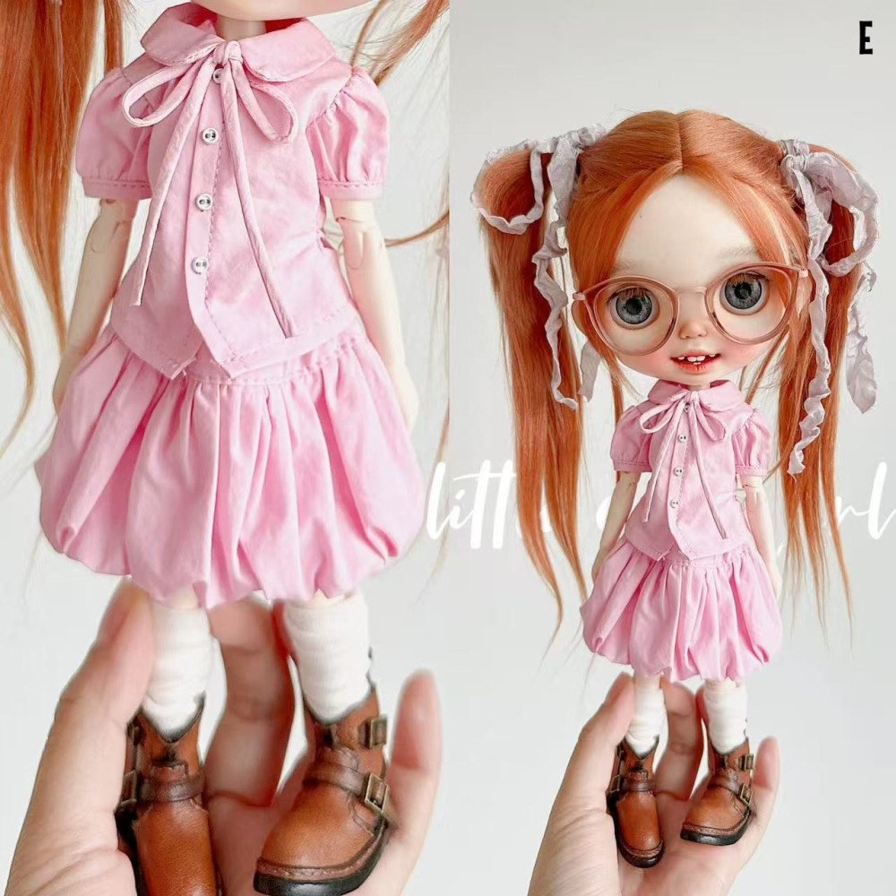 2025 Second Release-Short Style Flower Bud Skirt bjd blythe Little Dream Girl pre-order outfit