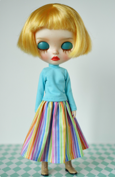Skirt bjd Blythe One-seven 's doll clothes pre-order outfit