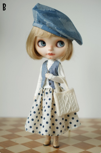 Waiscoat bjd Blythe One-seven 's doll clothes pre-order outfit