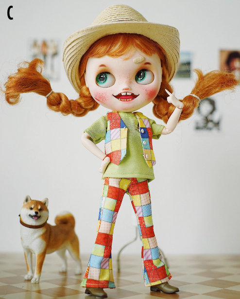 Waiscoat bjd Blythe One-seven 's doll clothes pre-order outfit