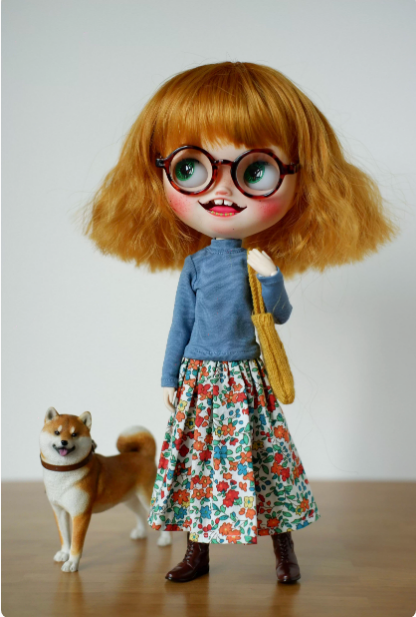 Skirt bjd Blythe One-seven 's doll clothes pre-order outfit