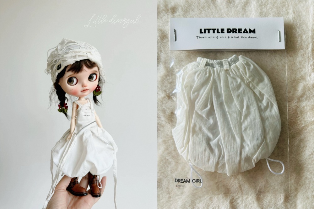 Stock outfit   blythe qbaby outfit little dream girl