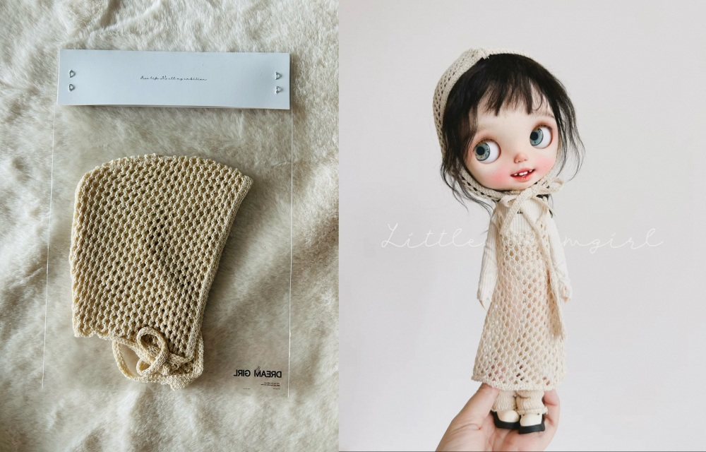 Stock outfit   blythe qbaby outfit little dream girl