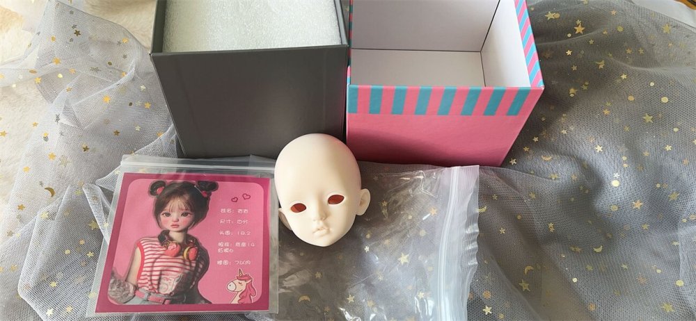 yaoyao&zhuozhuo  stock 1/4 head only qianqiandoll