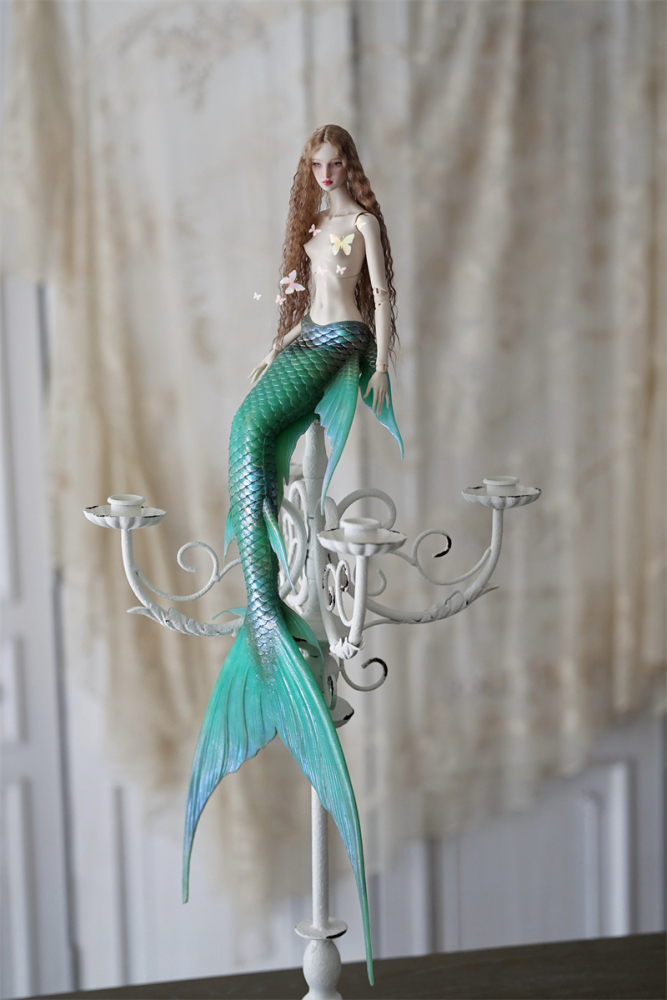 Grace Metis doll 1/4 mermaid bjd stock