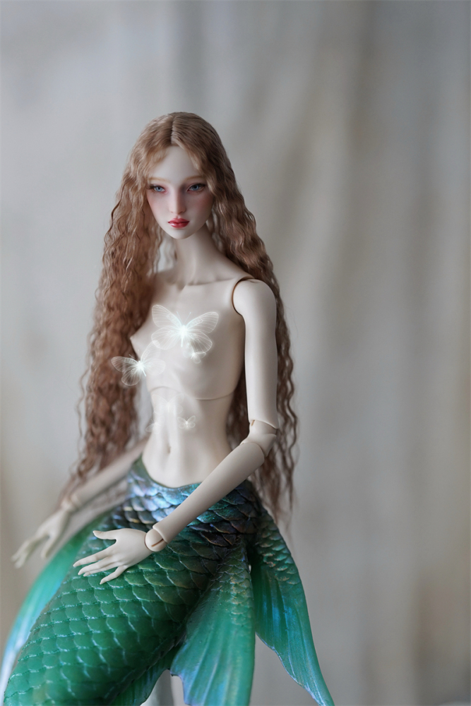 Grace Metis doll 1/4 mermaid bjd stock