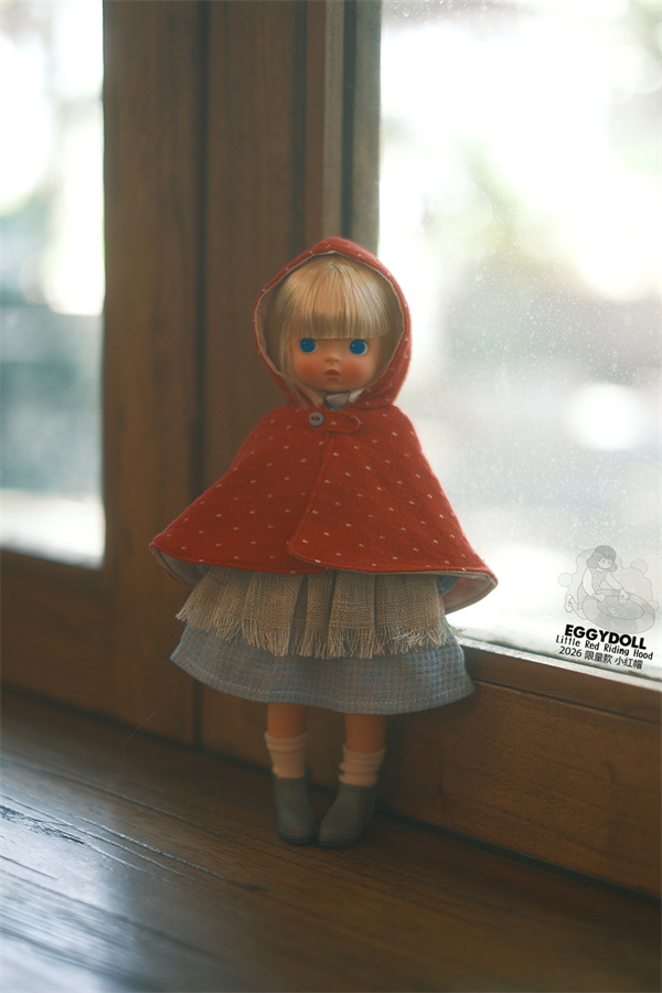 stock eggydoll little red riding hood limited pvcdol 1/6