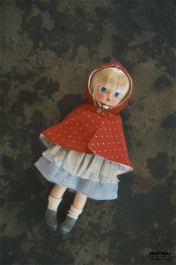 stock eggydoll little red riding hood limited pvcdol 1/6
