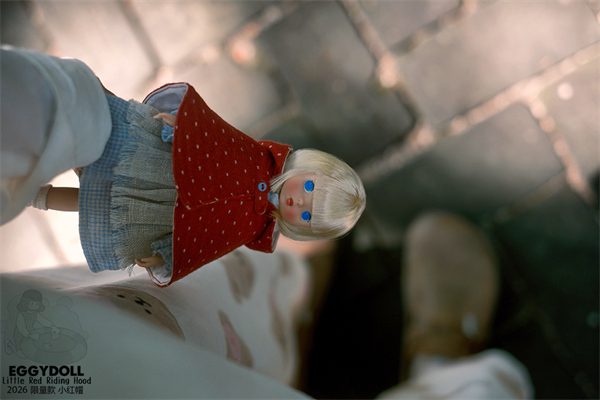 stock eggydoll little red riding hood limited pvcdol 1/6