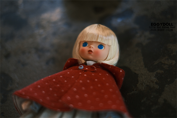 stock eggydoll little red riding hood limited pvcdol 1/6