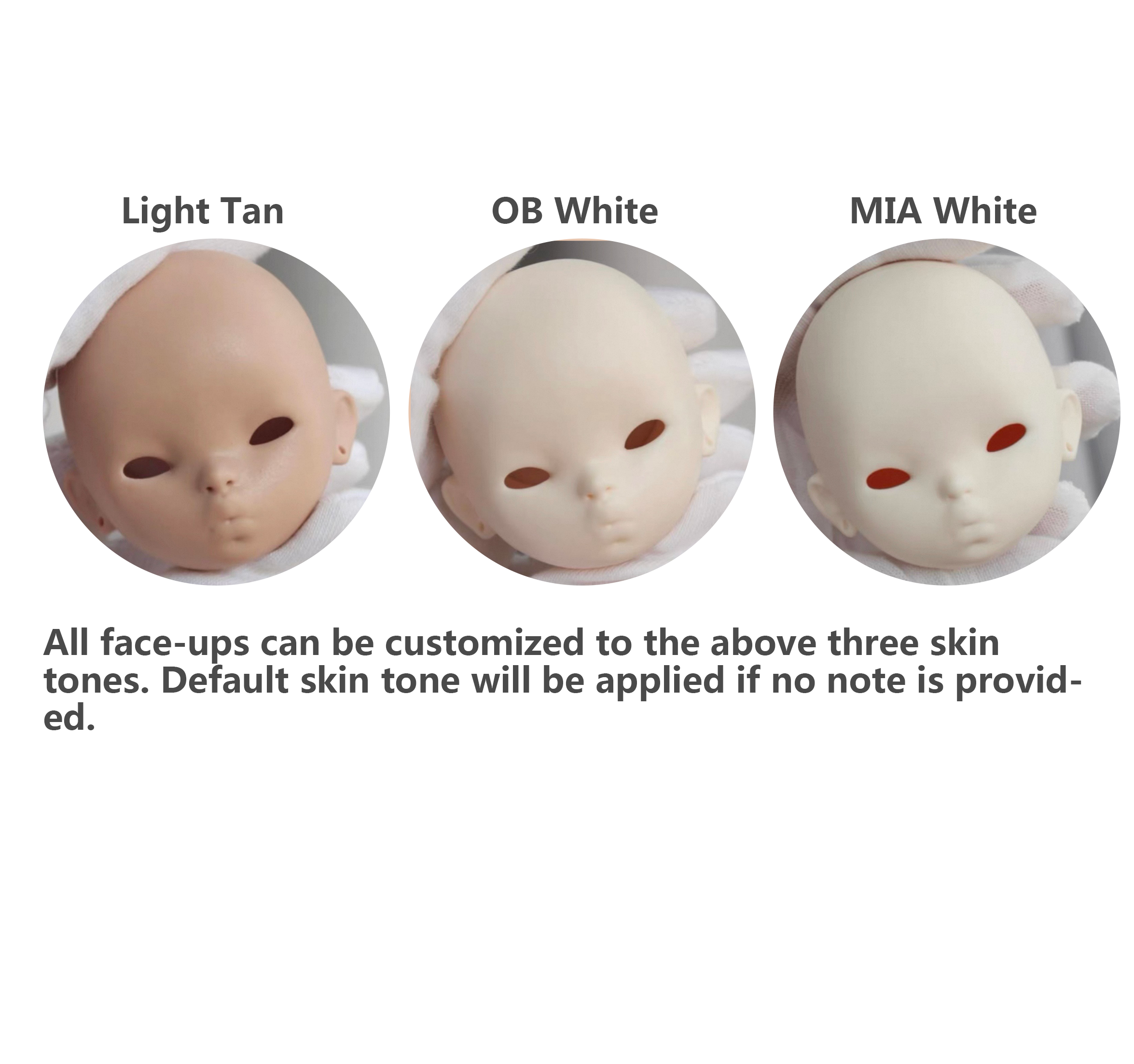 Vanilla bjd body parts 1/6 pre-order miedoll