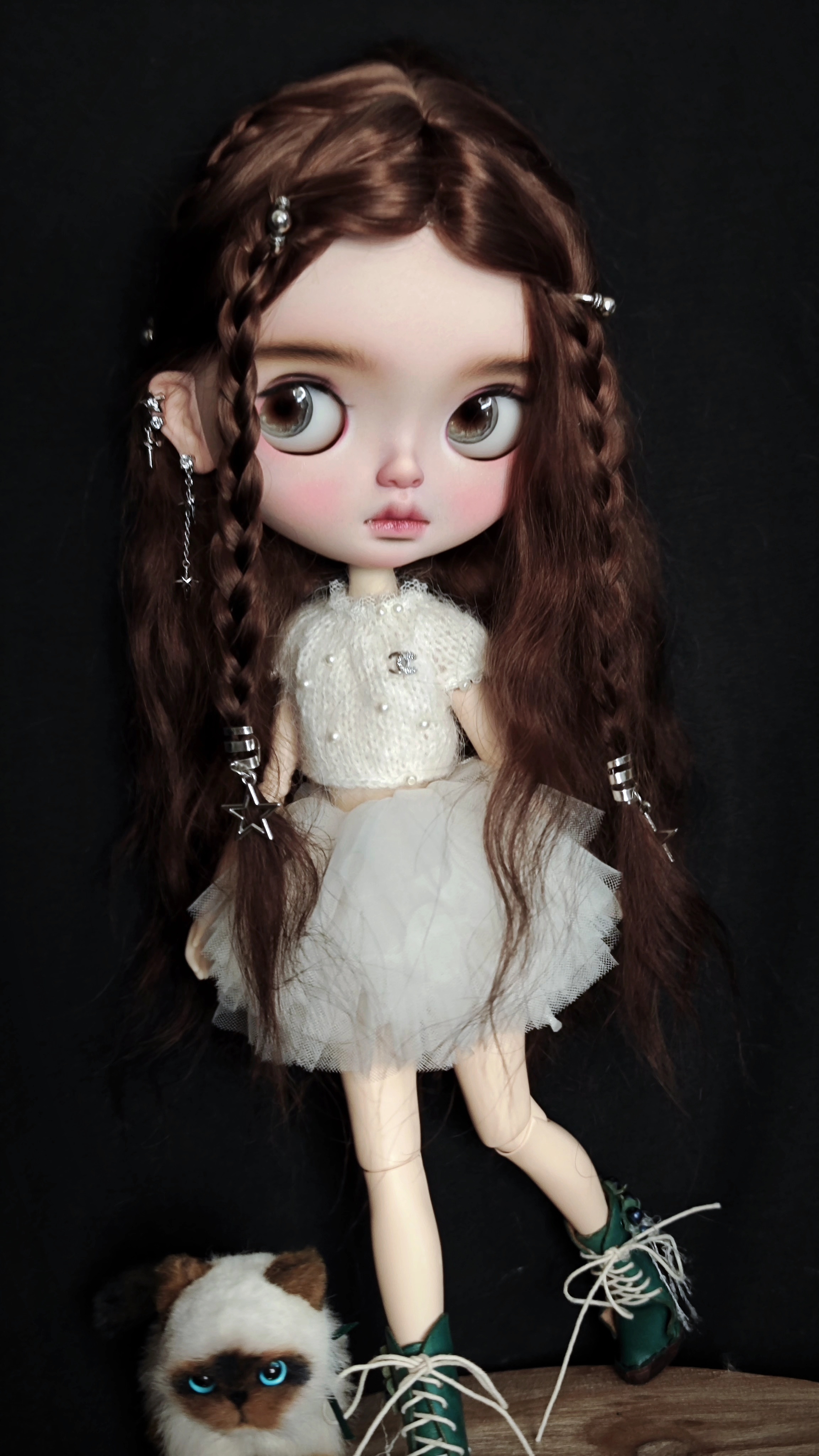 Gauze skirt suit pre-order outfit Crina