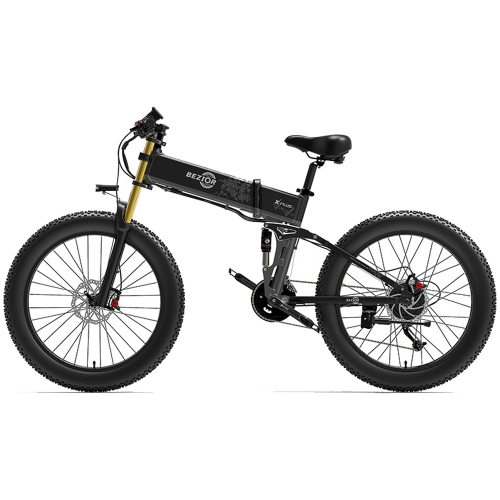 Bicicleta elétrica dobrável de montanha Bezior X Plus