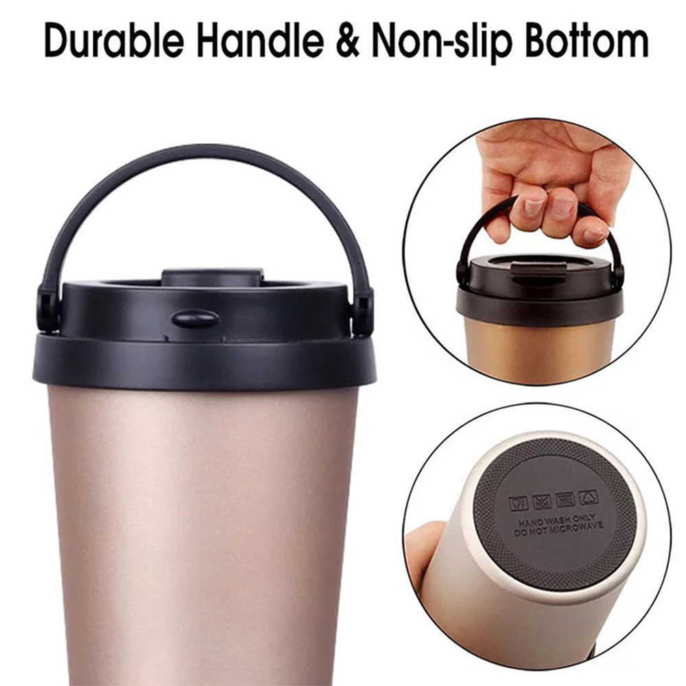 16oz Wholesale Coffee Cup Vacuum Insulated Thermos Custom Travel Tumbler  Cup Stainless Steel Tumbler Thermal Coffee Mugs,Stainless Steel Tumbler