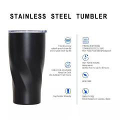 20oz Tumbler Cups Wholesale Double Wall Stainless Steel Tumbler