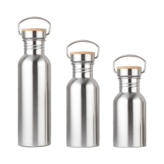 Wholesale leak proof 750ml/1 liter casual Stainless Steel portable Water Bottle