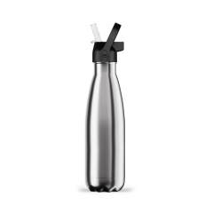 500ml/950ml Stainless Steel Water Bottle with Straw Lid