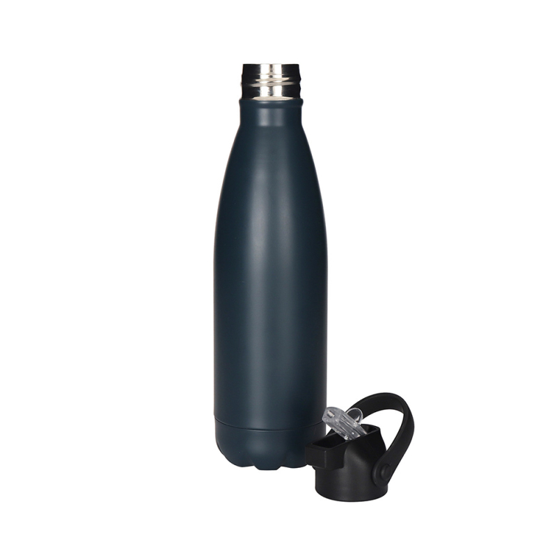 500ml/950ml Stainless Steel Water Bottle with Straw Lid
