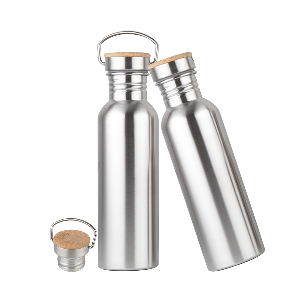 Wholesale leak proof 750ml/1 liter casual Stainless Steel portable Water Bottle
