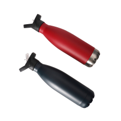 500ml/950ml Stainless Steel Water Bottle with Straw Lid