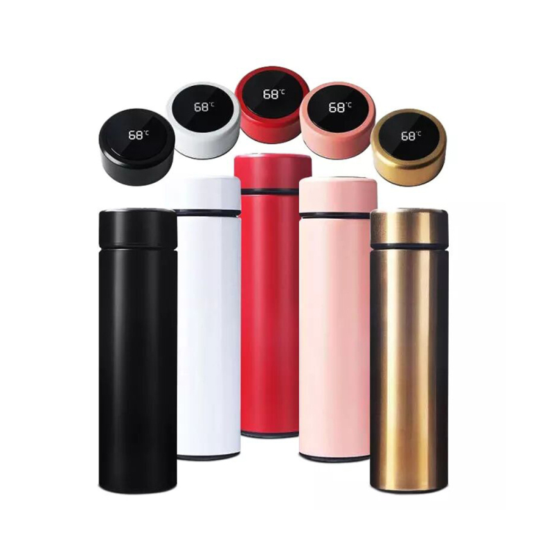Smart Water Bottle 450ml Stainless Steel Bottle LED Temperature Display Vacuum Flask