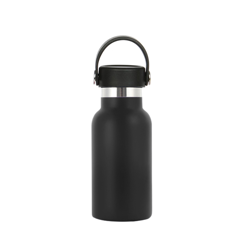 350ml Outdoor Travel Wide Mouth Stainless Steel Vacuum Water Bottle with Handle for School Student