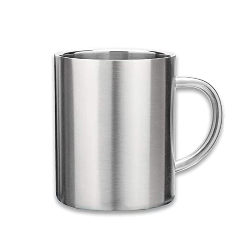 Stainless Steel Double Walled Mugs Metal Coffee &amp; Tea Cup Mug Insulated Cups with Handles Keep Drinks Hot or Cold Longer Durable for Camping