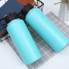 Hot Sale Metal Wide Mouth Water Bottle Insulated Double Wall Stainless Steel Water Bottle 32OZ