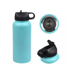 Hot Sale Metal Wide Mouth Water Bottle Insulated Double Wall Stainless Steel Water Bottle 32OZ