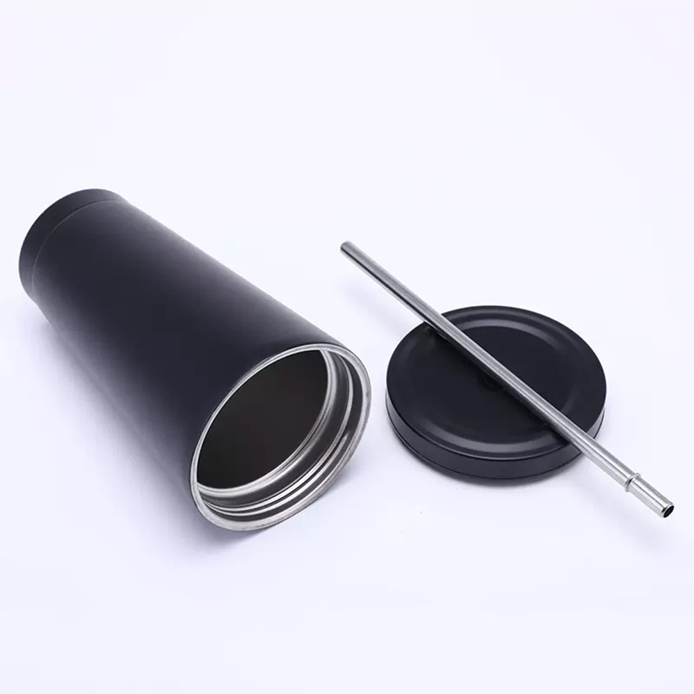 Custom Vacuum Sealed Tumbler Double Wall Coffee Insulated Metal Tumbler with Lid Straw 24OZ