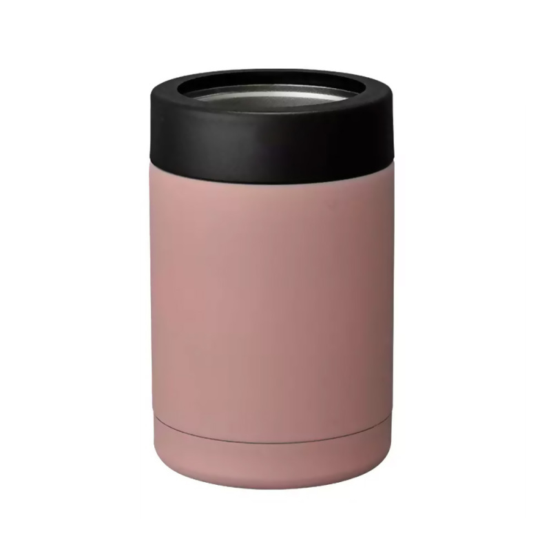 Cheap price 12oz vacuum bottle metal beer slim stainless steel can cooler