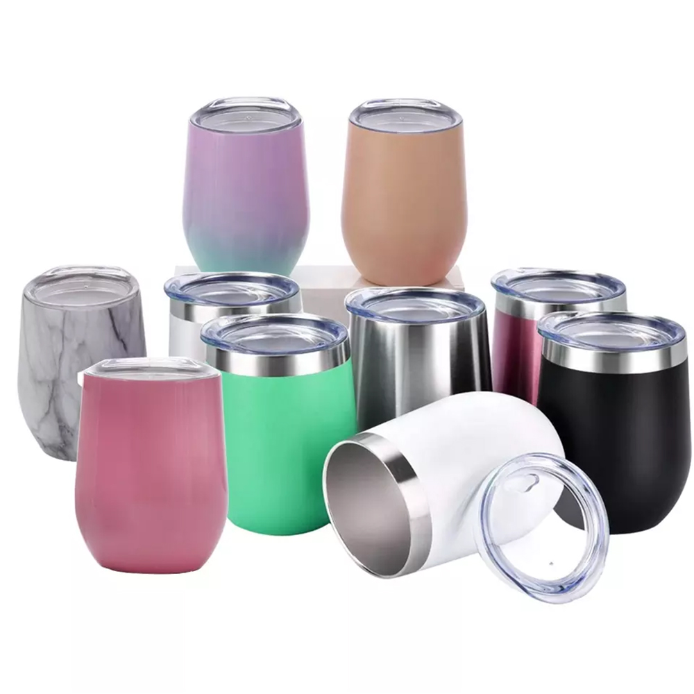 Wholesale Travel Coffee Mug yetys 12oz Double Wall insulated Stainless Steel Wine Tumbler Cups in Bulk Supplier