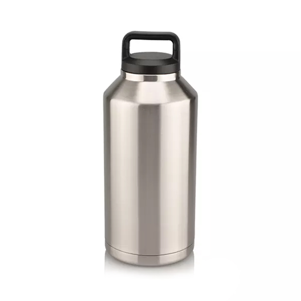 Wholesale 64oz Double Wall Stainless Steel Insulated Mug Thermo Flask With Screw Lids