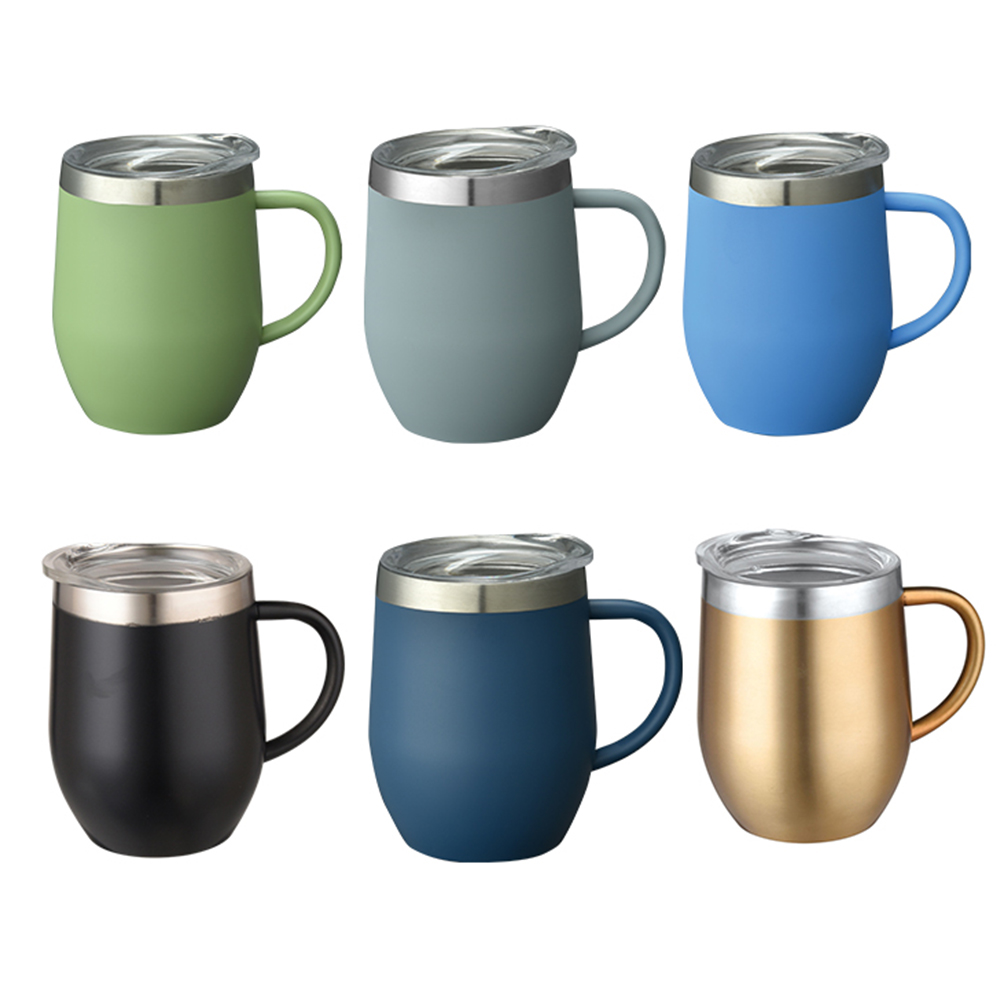 Stainless Steel Mug Wholesale Custom Travel Mug 12OZ Double-walled Stainless Steel Tumbler Travel Mug