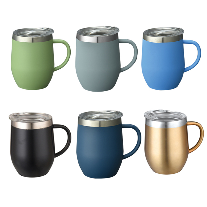 Stainless Steel Mug Wholesale Custom Travel Mug 12OZ Double-walled Stainless Steel Tumbler Travel Mug