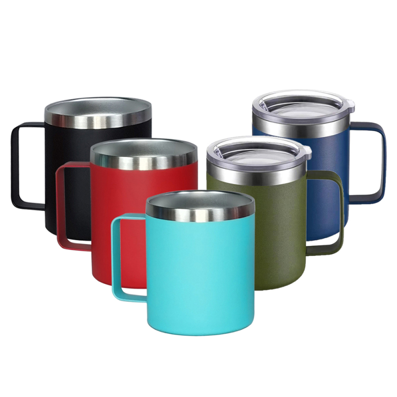 Insulated Coffee/Cup Mug With Handle, Stainless Steel Travel Mug With Handle