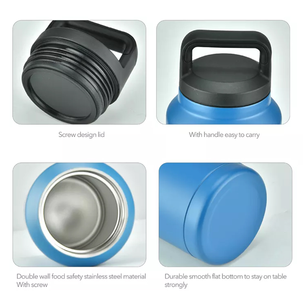High Quality Cost-effective Stainless Steel Double Wall Thermal Outdoor Water Bottle with Portable Lid