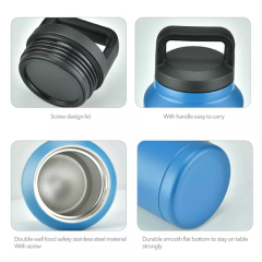 High Quality Cost-effective Stainless Steel Double Wall Thermal Outdoor Water Bottle with Portable Lid