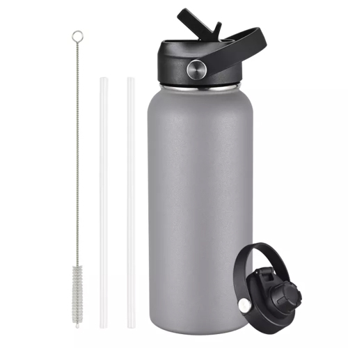 Custom Logo Sports Vacuum Insulated Double Wall Stainless Steel Water Bottle 20oz