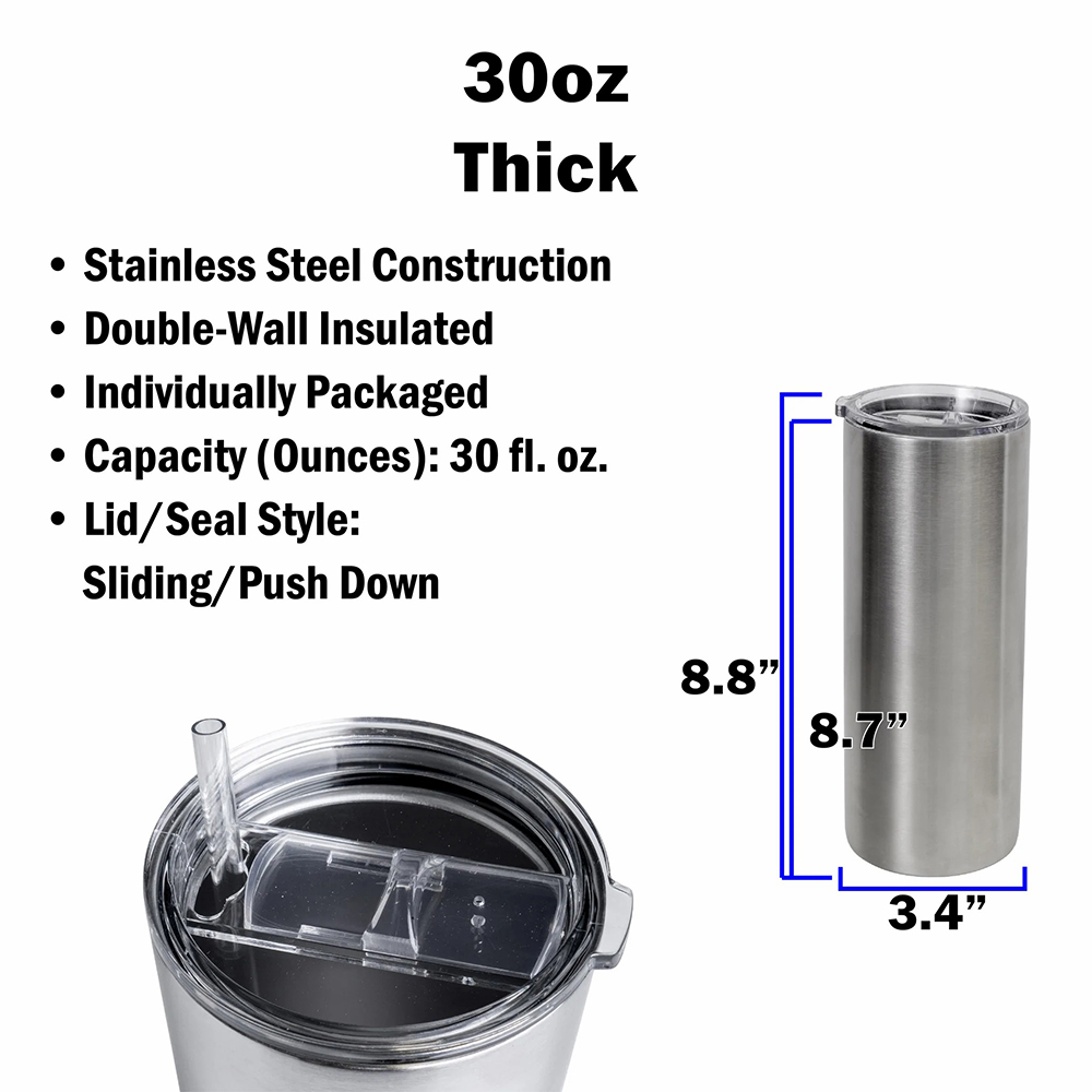 Double-wall Thick Tumbler Vacuum Insulated BPA free Mug
