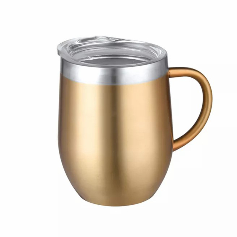 Stainless Steel Mug Wholesale Custom Travel Mug 12OZ Double-walled Stainless Steel Tumbler Travel Mug