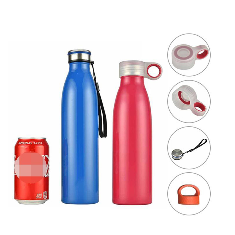 Wholesale Leak Proof 750ml/1 Liter Casual Stainless Steel Portable Water Bottle for School