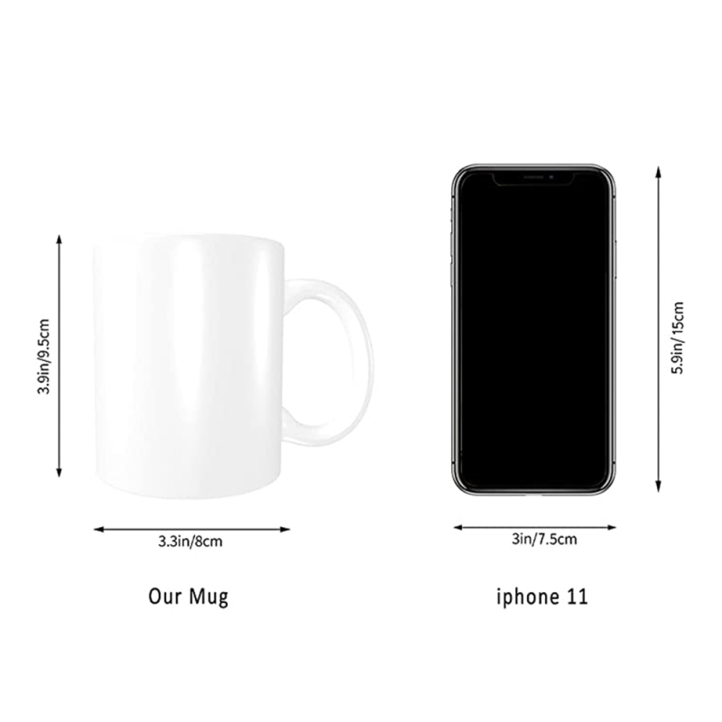 Customize Popular Top Grade Ceramics White Blank Mug For Sublimation
