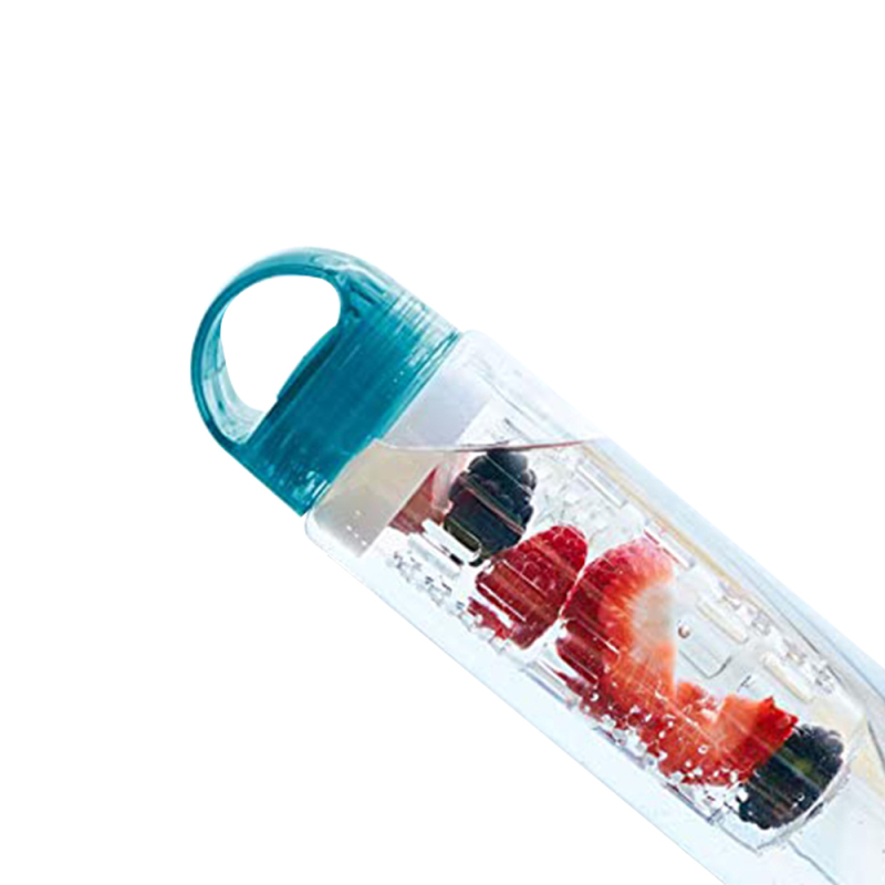 Custom Color LOGO Fruit Infuser Water Bottles Infusion Water Bottle by Savvy Outdoors in 24 oz, Deep Blue