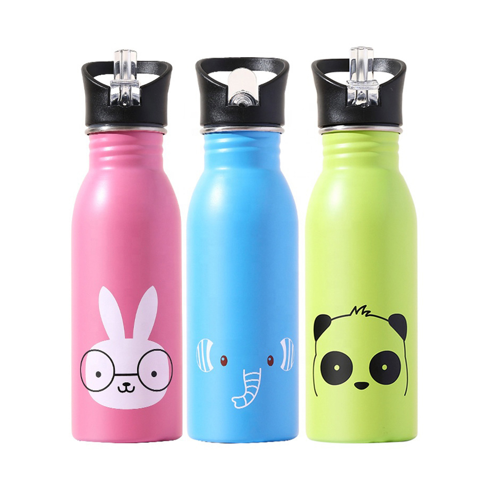 500ml High Quality Colorful Stainless Steel Kids Water Bottle For Outdoor Travel Mug