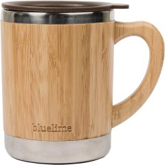 Eco Friendly Bamboo Biodegradable Thermo Travel Coffee Cup 16oz 450ml with Bamboo Shell Eco Friendly Coffee Cup