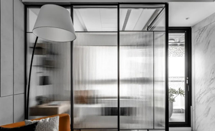 Application of patterned glass in the field of home design